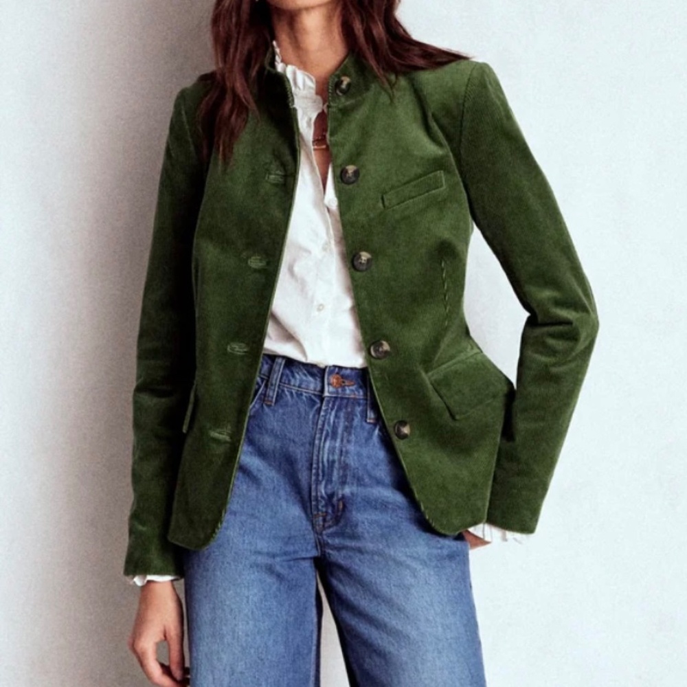 Boden Military Cord Jacket Size 4